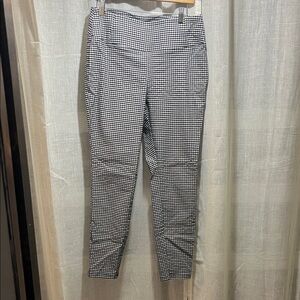 Worthington Black and White Checkered Ankle Pants